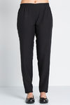 Pantalón uniforme recto negro 8525-725