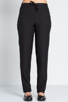 Pantalón recto negro sin bolsillos 8056-725