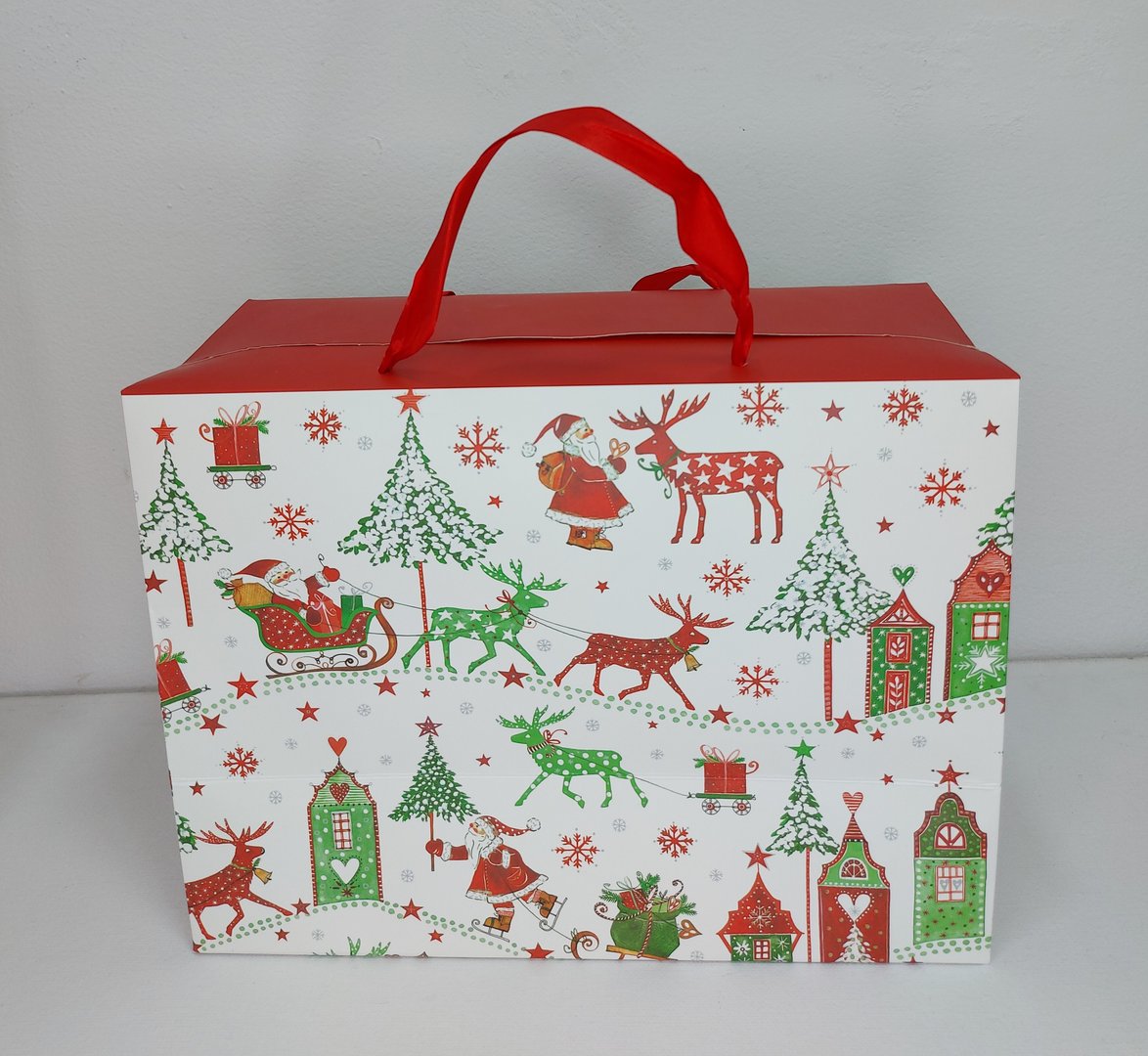 Bolsa regalo Navidad renos - bolsa para regalos de navidad